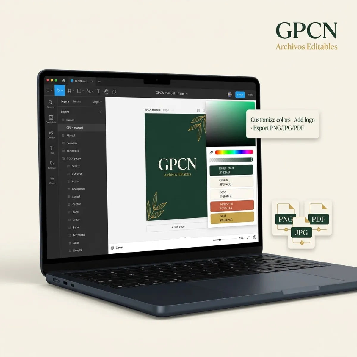 Enlaces de Edición — Archivos Editables GPCN
