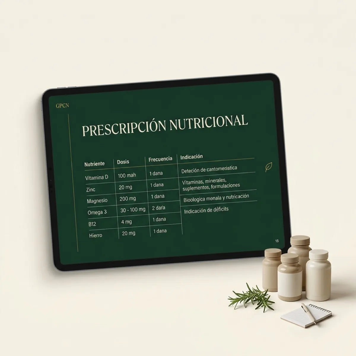 Guía de Prescripción Nutricional GPCN