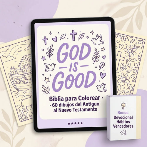 GOD IS GOOD Biblia para Colorear cover