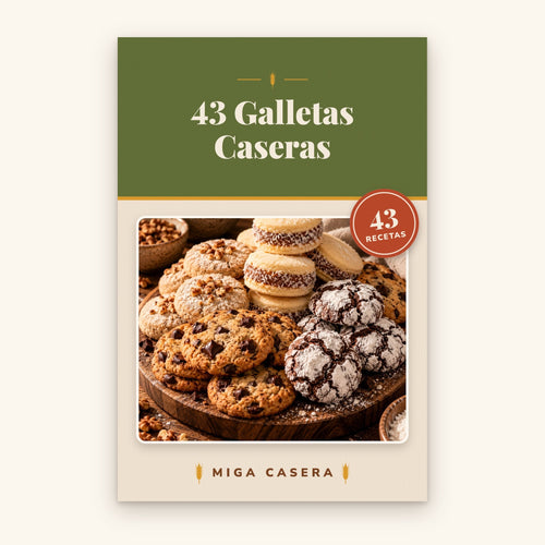 Portada de 43 Galletas Caseras · Miga Casera