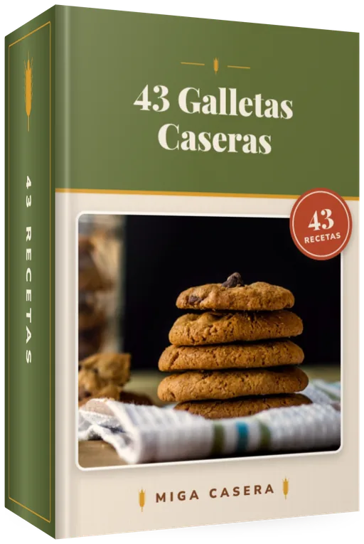 Portada de 43 Galletas Caseras (PDF digital de Miga Casera)
