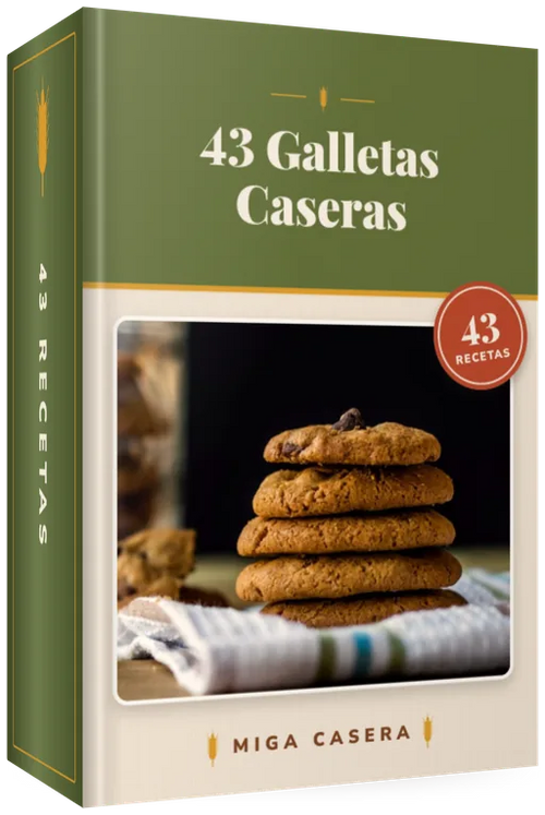Portada de 43 Galletas Caseras (PDF digital de Miga Casera)